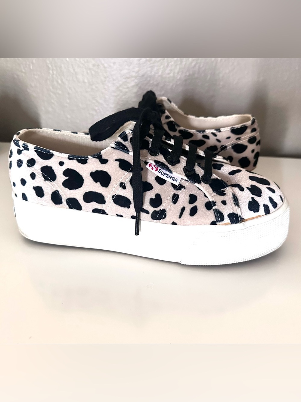 ⚫️ Superga Leopard Suede ⚫️